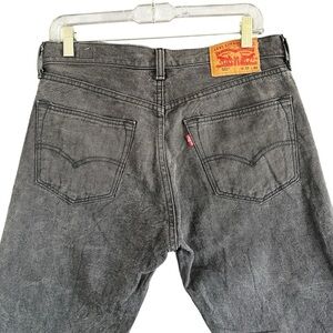 LEVI'S 501 White Oak Cone Denim Jeans Button Fly Grey Size 32